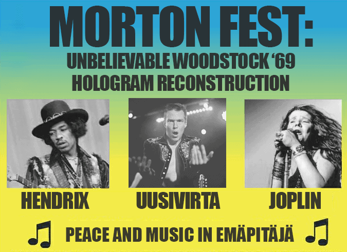 Morton Fest yllättää: 60-luvun rocktähdet lavalle nykytekniikan avulla