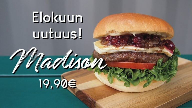 Madison – Elokuun uutuusburgeri!